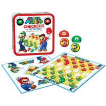 Super Mario Checkers & Tic Tac Toe Collector's Game Set - USACM005191 | Usaopoly Inc | Games