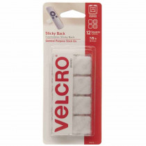 VEC90073 - Velcro Tape 7/8 Squares White in Velcro