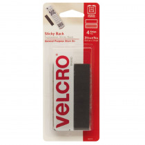 VEC90075 - Sticky Back 3-1/2In Strips Black 4 Pack in Velcro