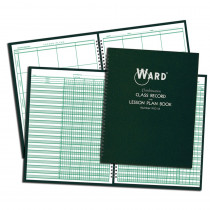 WAR91018 - Record & Lesson Plan Combo Book 8 Period 9 Week Class in Plan & Record Books