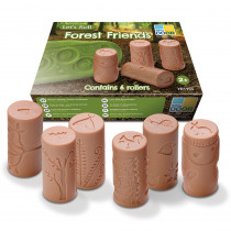 Let's Roll, Forest Friends Rollers, Set of 6 - YUS1155 | Yellow Door Us Llc | Clay & Clay Tools
