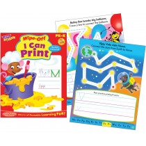 Trend T-94120 I Can Print Wipe-Off Book in Language Arts