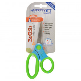Kids 5" Scissors with Anti-Microbial Protection, Pointed