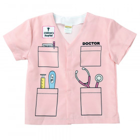 My 1st Career Gear Pink Dr. Top, One Size Fits Most, 18-36 Months