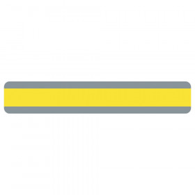 Double Wide Sentence Strip Reading Guide, 1.25" x 7.25", Yellow