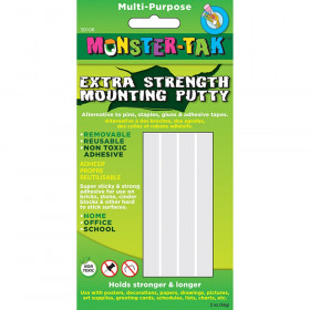 Monster Tak Extra Strong Mounting Putty, 2 oz.