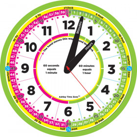 Time Zone 12" Advanced Instruction Clock