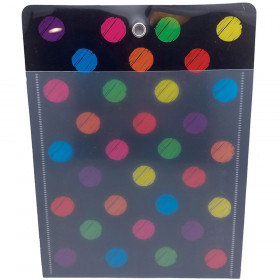 Smart Poly Folder Chalk Dots 10X13