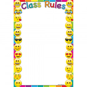 Emoji Class Rules 13X19 Smart Chart 13X19 Chart