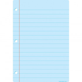 Smart Poly Chart, 13" x 19", Light Blue Notebook Paper