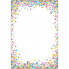 Smart Poly Chart, 13" x 19", Confetti Blank, w/Grommet