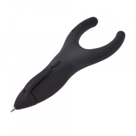 Ergo-Sof Retractable Ballpoint Pen, Black, Black Ink