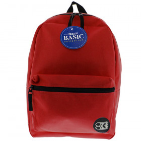 BAZIC 16" Red Basic Collection Backpack