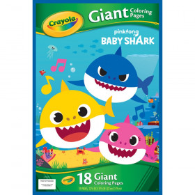 Giant Coloring Pages, Baby Shark