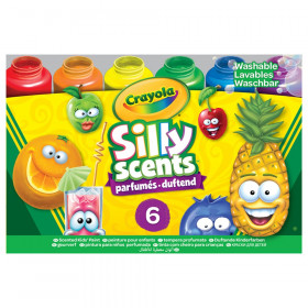 Silly Scents Washable Paints, Sweet Scents, 6 Count