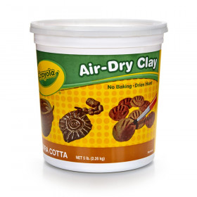 Crayola Air-Dry Clay, 5 lb. Tub, Terra Cotta