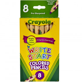 Crayola Write Start Colored Pencils, 8 colors