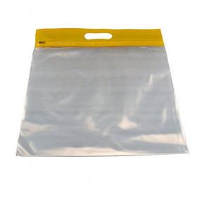 ZIPAFILE Storage Bag, Yellow, Pack of 25