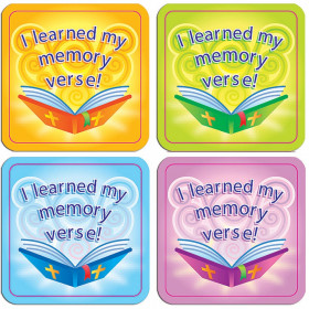 I Learned My Memory Verse! Sticker Pack