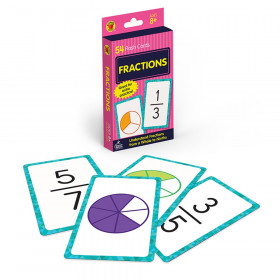 Fractions Flash Cards, 54 Cards