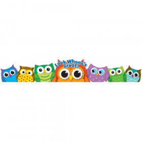 Colorful Owls Crowns 30Ct