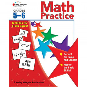Math Practice Gr 5-6 W/Flash Cards