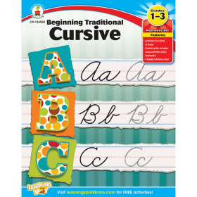 Beginning Traditional Cursive Workbook, Grade 1-3