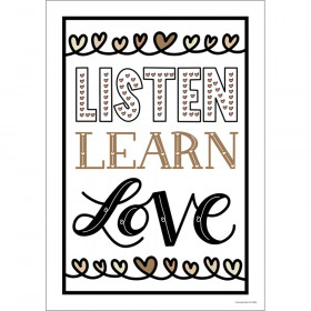 Simply Stylish Listen Learn Love Poster