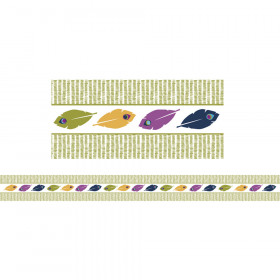 You-Nique Feather Stripe Straight Borders