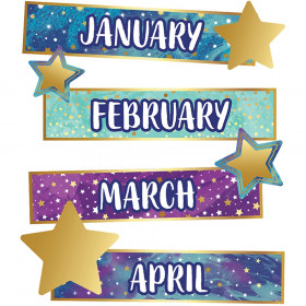 Galaxy Months of the Year Mini Bulletin Board Set