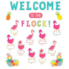 Simply Stylish Tropical Welcome to the Flock Bulletin Board Set