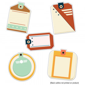 Let's Explore Travel Tags Cut-Outs, Pack of 36