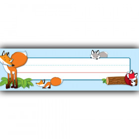 Playful Foxes Nameplates