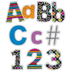 Colorful Chalkboard Combo Pack EZ Letters, 219 Pieces