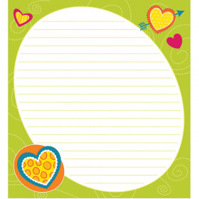 Bright Hearts Notepad