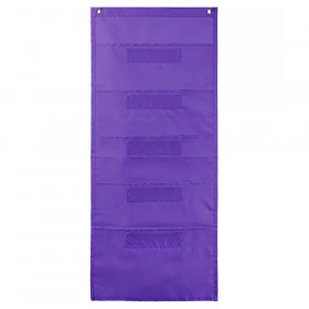 File Folder Storage: Purple Pocket Chart