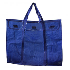 Deluxe Bulletin Board Storage Bag, Clear/Blue, 30" x 24"