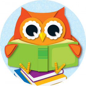 Reading Owl Two-Sided Decoration