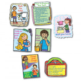 Hygiene: Kid-Drawn Bulletin Board Set