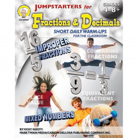 Jumpstarters for Fractions & Decimals, Grades 4 - 12