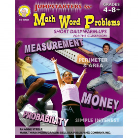 Jumpstarters for Math Word Problems, Grades 4 - 12