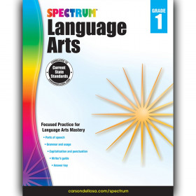 Language Arts Workbook, Grade 1, Paperback