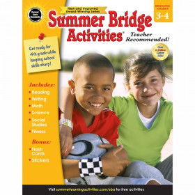 Summer Bridge Activities Workbook, Grade 3-4, Paperback