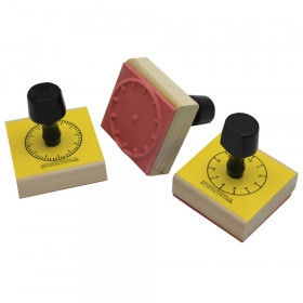 Analog Clock Stamps, Small, Set of 3