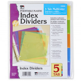 5 Tab Index Dividers - 24/PDQ
