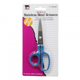 Scissors - Children's 5" Ptd, Stainless Steel, Ass