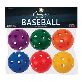 Plastic Baseballs, Set of 6