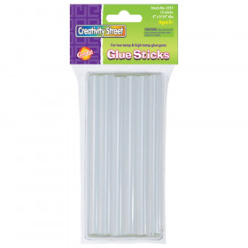 Hot Glue Sticks, Clear, 4" x 0.3125", 12 Pieces