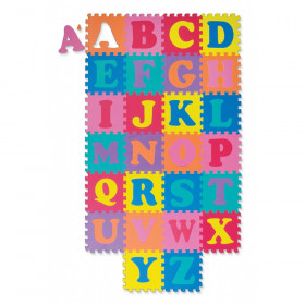 Alphabet Puzzle Mat, Assorted Colors, 10" x 10", 52 Pieces/26 Squares