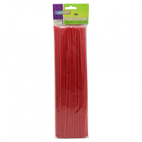 Regular Stems, Red, 12" x 4 mm, 100 Pieces